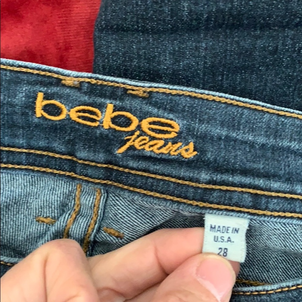 BEBE jeans lot of 2 size 28 - Picture 8 of 9